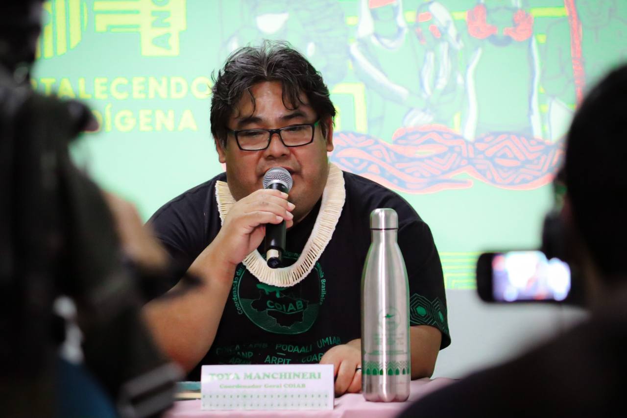 Lideranças indígenas manifestam repúdio à fala de Wilson Lima contra homologação de terra indígena do povo Mura, em Autazes (AM) 